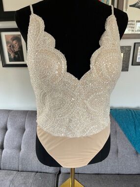 NWT Catherine Deane Wesley bridal bodysuit.  Size 10